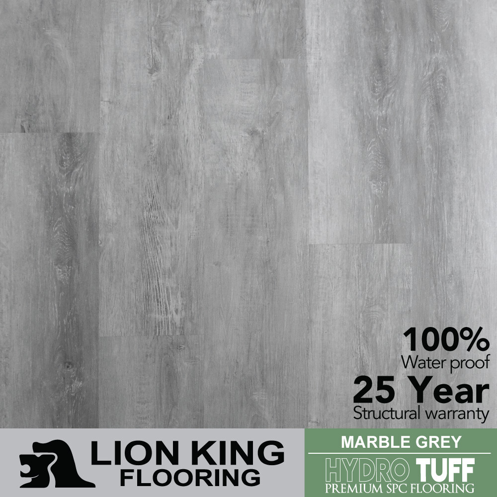 Waterproof Hybrid Flooring Marble Grey Lion King Flooring