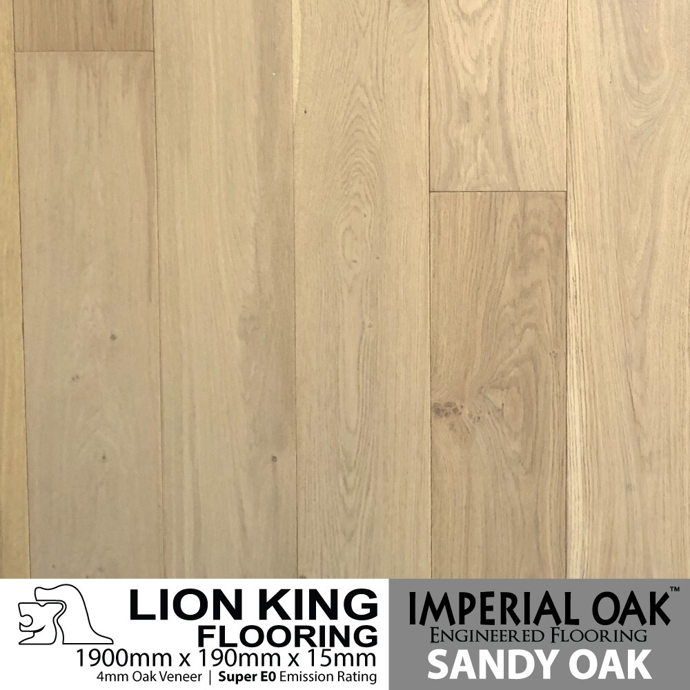 Sandy Oak Engineered Timber Flooring Imperial Oak Lion King