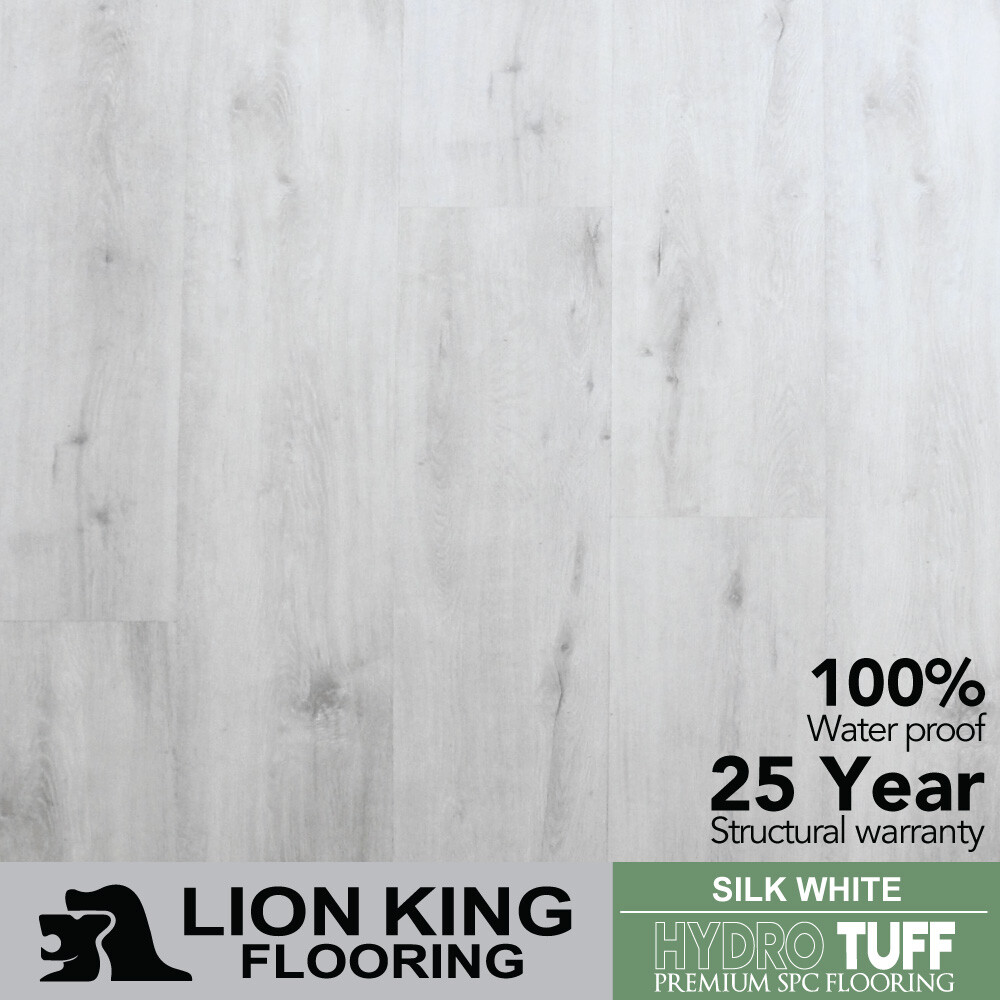 Spc Hybrid Flooring Silk White Lion King Flooring